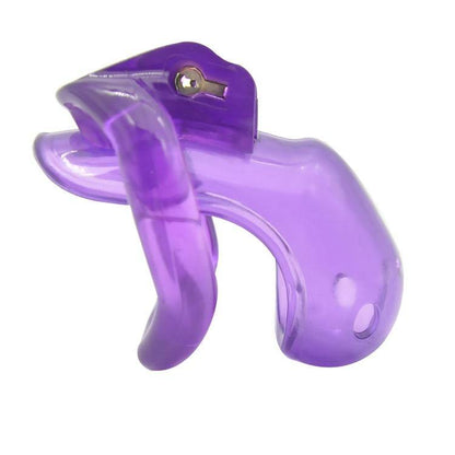 Harz Keuschheitskäfig Mann - HT V3 Purple – Produktansicht 2