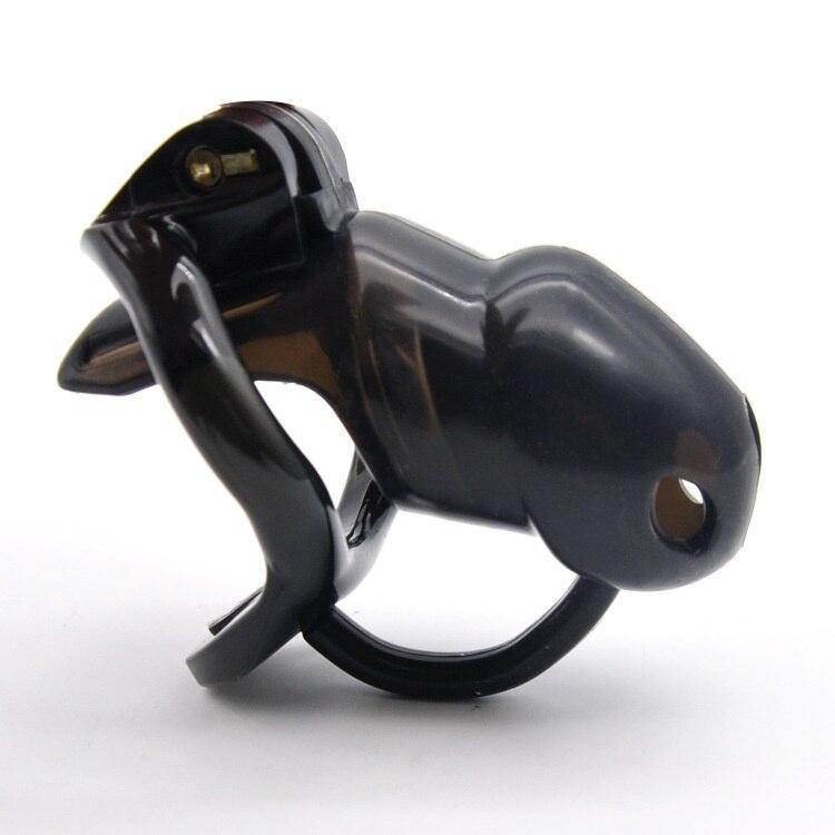 Männlicher Keuschheitskäfig GB 3000 Black mit Hodenseparator