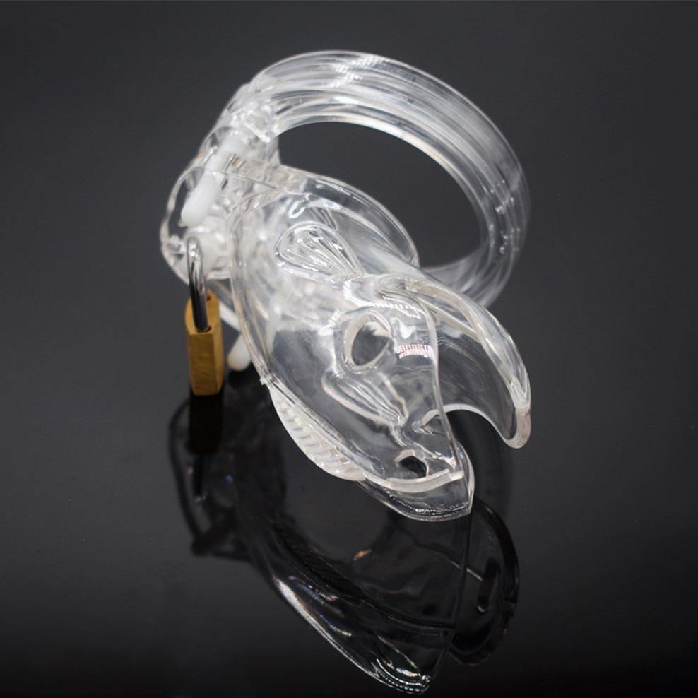 Plastik Peniskäfig für Männer - The fish transparent – Produktansicht 4