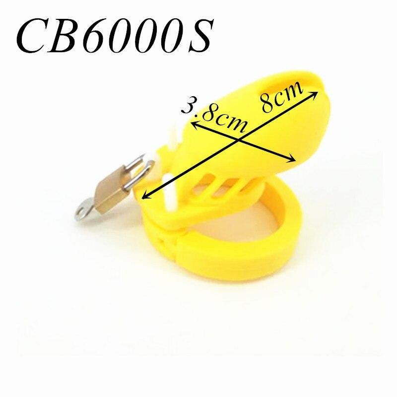 Silikon Peniskäfig Mann - GB6000 Yellow