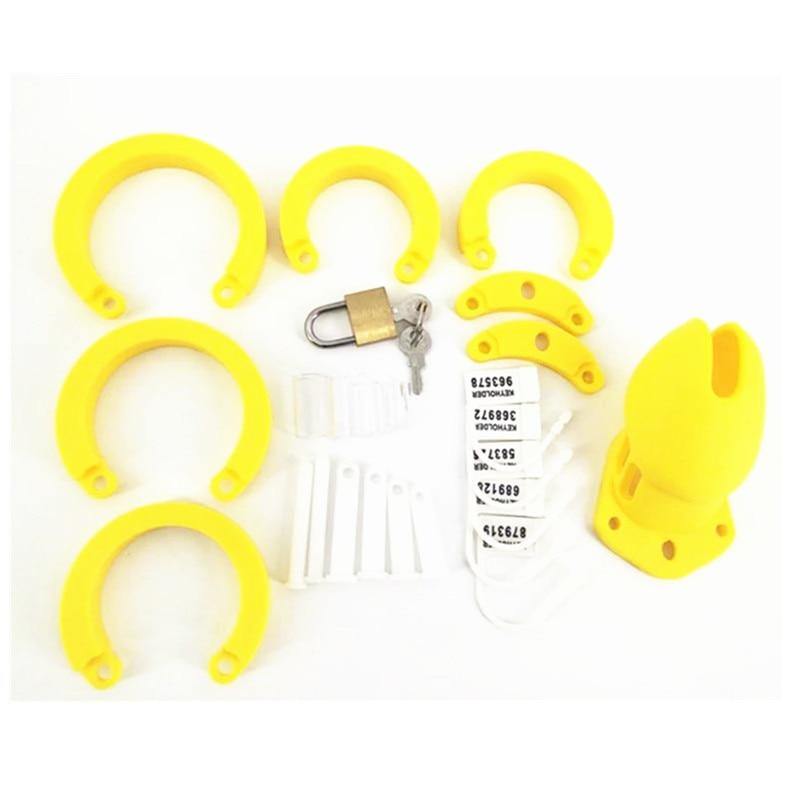 Silikon Peniskäfig Mann - GB6000 Yellow