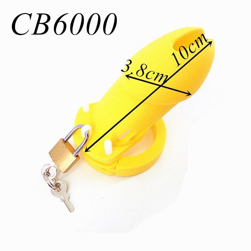 Silikon Peniskäfig Mann - GB6000 Yellow