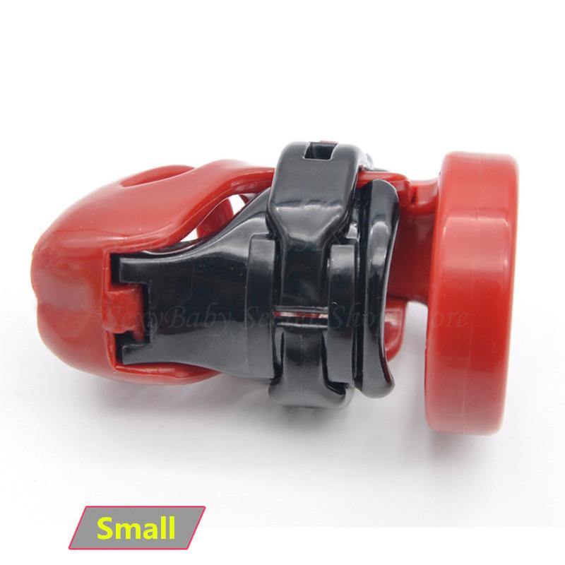 Fürst Albert Piercing Keuschheits-Käfig - PA 100 Red