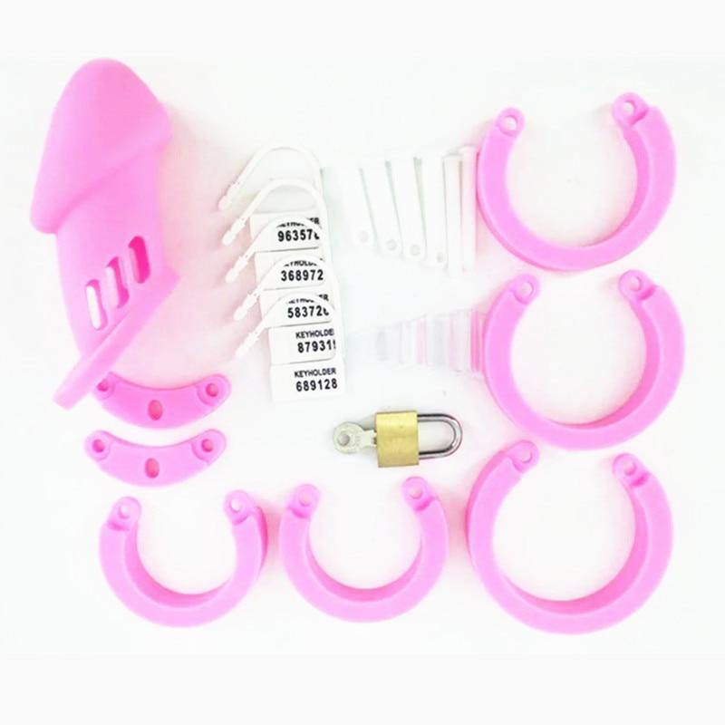 Silikon Peniskäfig Mann - GB6000 Pink
