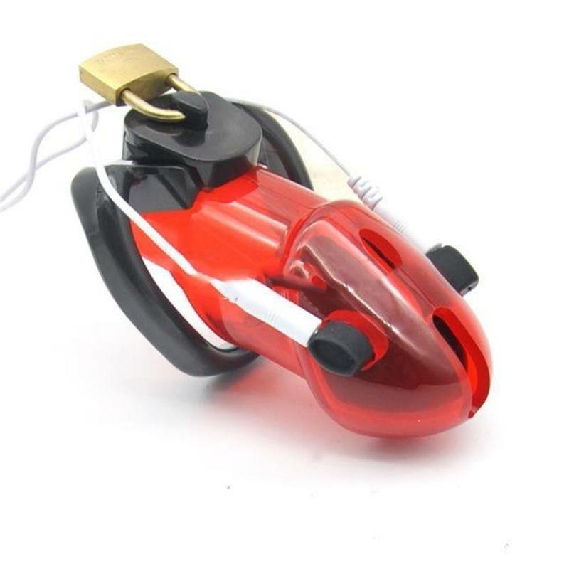 Elektrischer PKeuschheitskäfig Mann - Holy Trainer G2 Red – Produktbild