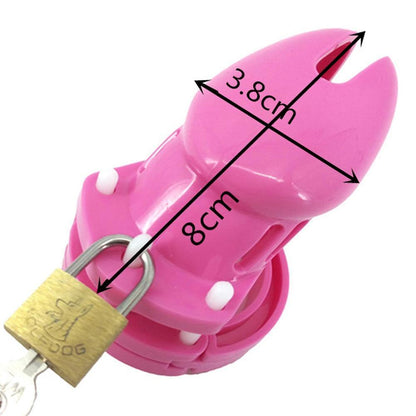 Plastik Peniskäfig Mann - GB6000S rosa – Produktansicht 3