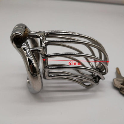 Metall-Keuschheitsäfig - The chrome ball L – Produktansicht 5