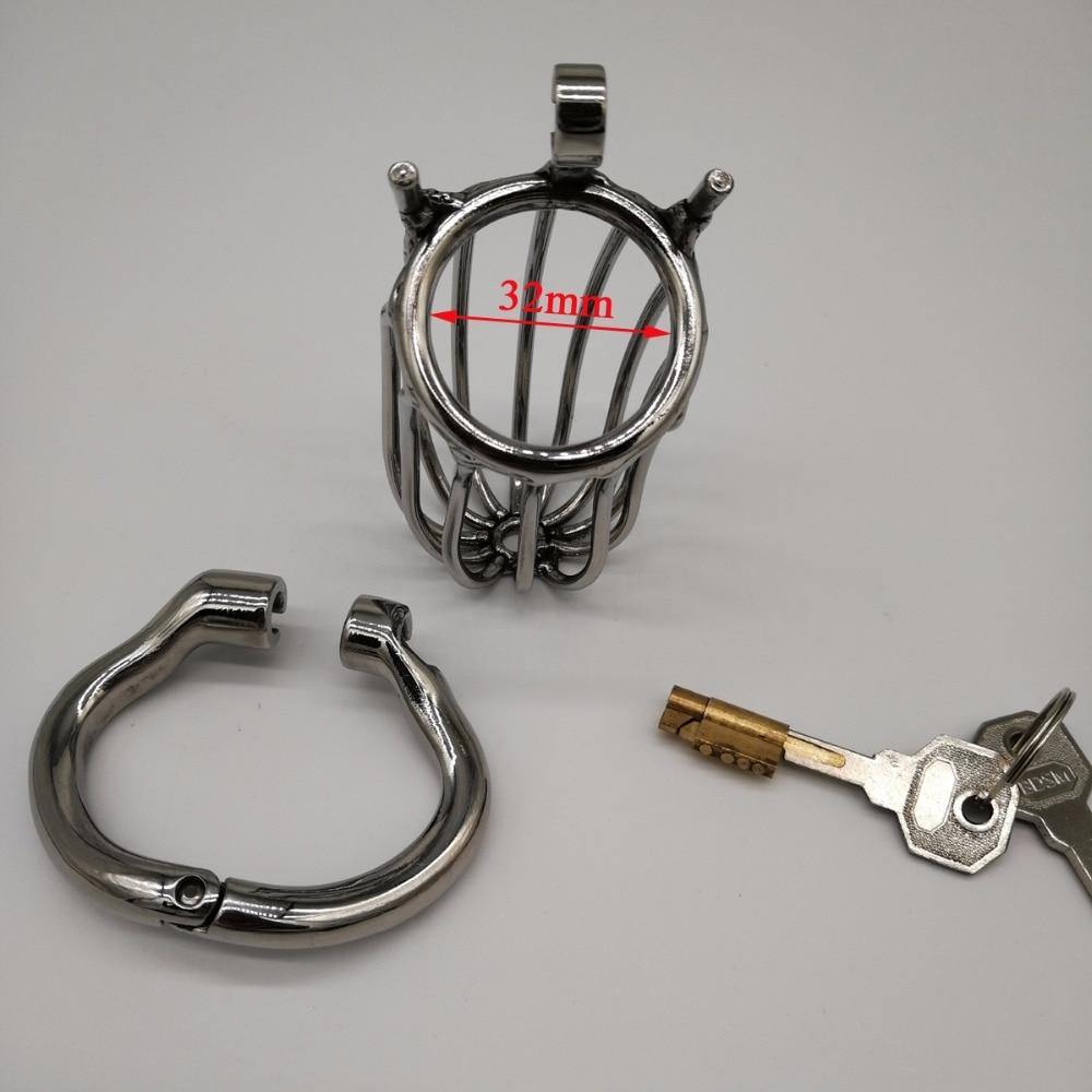 Peniskäfig mit Harnröhrenkatheter - The chrome ball S
