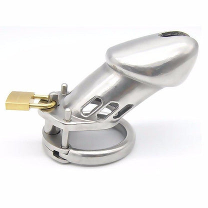 Keuschheitskäfig aus mattem Metall - GB6000L – Produktansicht 2