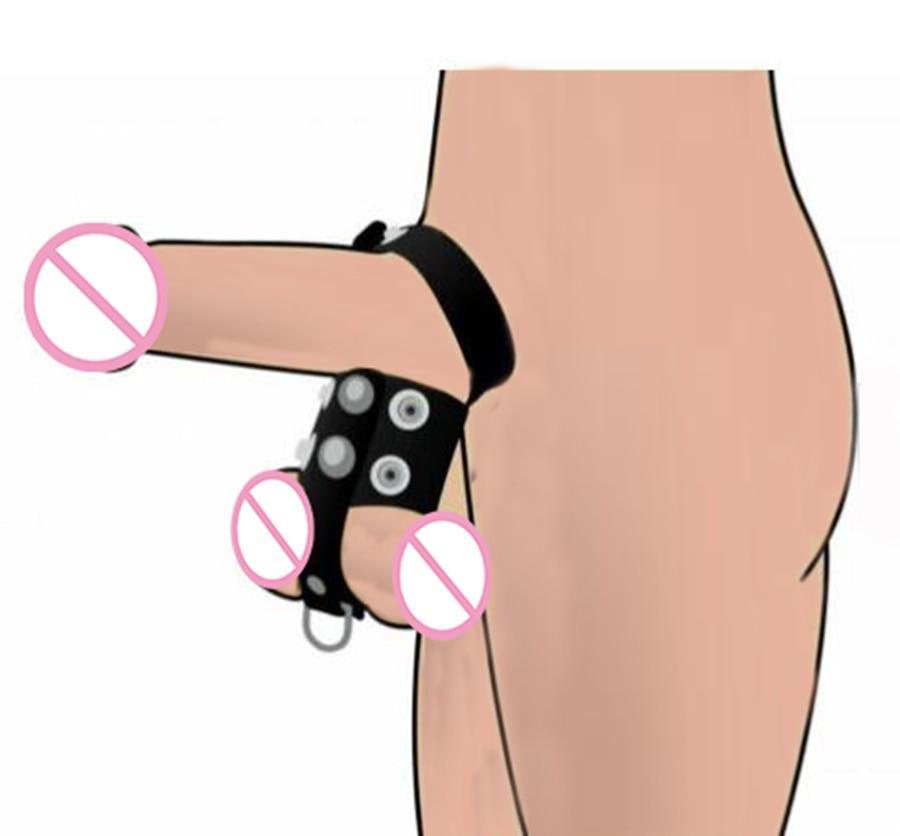 Bondage Käfig mit Trennwand für Hoden