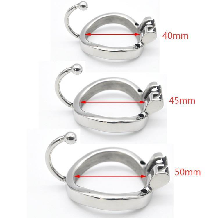 Metall-Keuschheits-Käfig mit Ureter-Plug - Cobra