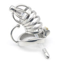 Metall-Keuschheits-Käfig mit Ureter-Plug - Cobra