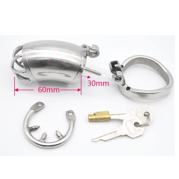Metall-Peniskäfig für Männer - BX 200 L – Produktansicht 2