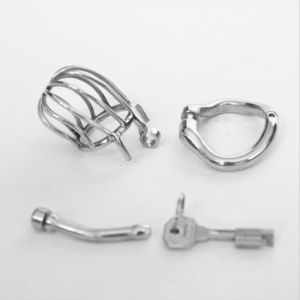 Peniskäfig mit Harnröhrenkatheter - The chrome ball S
