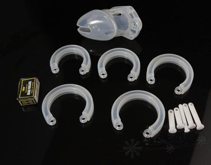 Silikon Peniskäfig Mann - GB6000S Transparent – Produktansicht 3