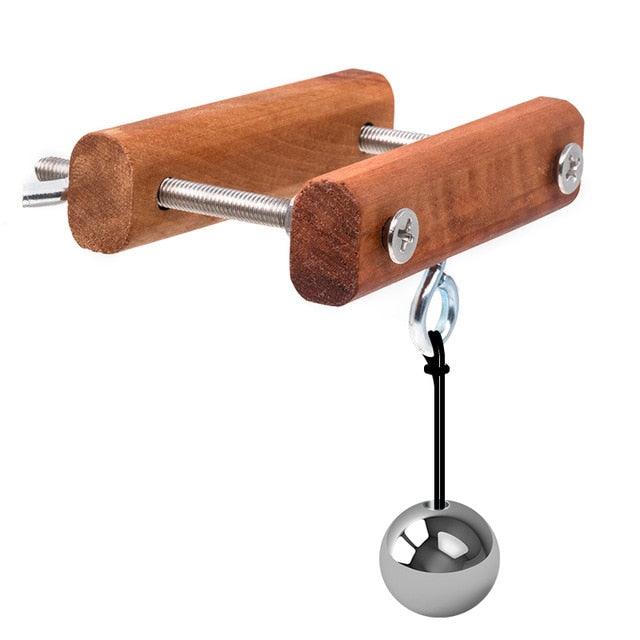 Holz-Testikelschneider mit optionalem Gewichtsball – Produktansicht 5