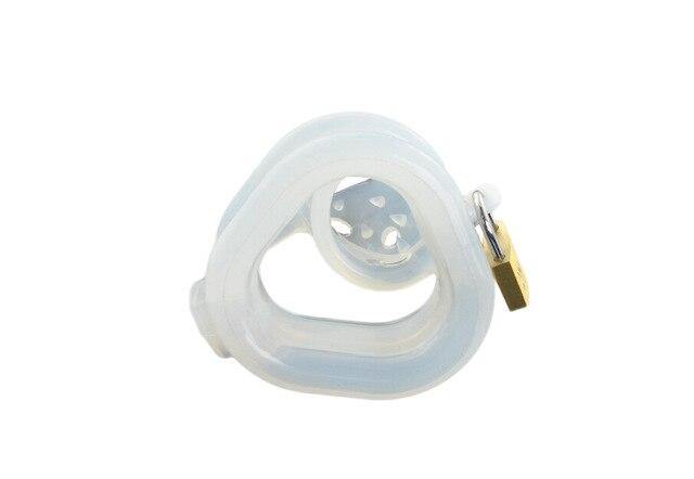 Flexibel Keuschheitskäfig Mann - Master 20 White