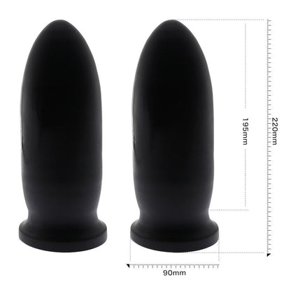 Silikon-Analplug 90mm - Keuschheitszubehör – Produktansicht 4