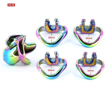 Metall peniskäfig Rainbow HT V3 Nub – Produktansicht 15