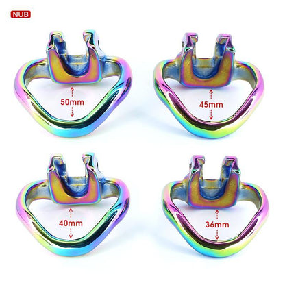 Metall peniskäfig Rainbow HT V3 Nub – Produktansicht 3