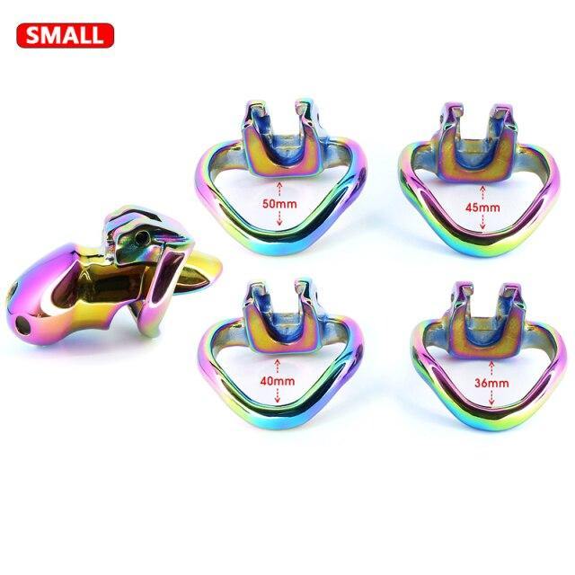 Metall keuschheitskäfig Rainbow HT V3 Small – Produktansicht 6