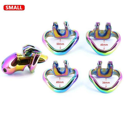 Metall keuschheitskäfig Rainbow HT V3 Small – Produktansicht 6