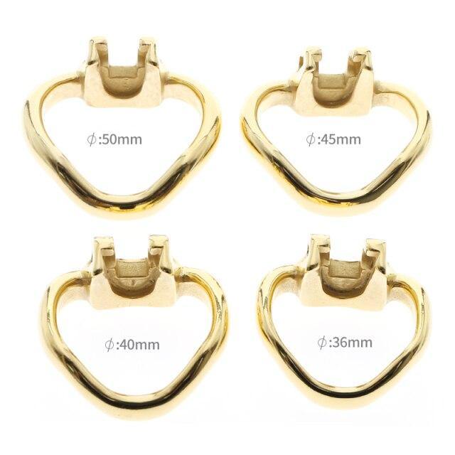 Gold HT V3 Zusatzringe für keuschheitskäfige – Produktansicht 2
