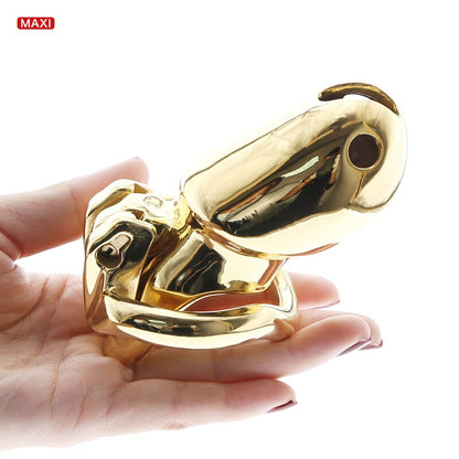 HT V3 Gold Metall-Keuschheits-Käfig - 5 Modelle – Produktbild