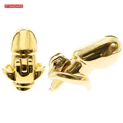 HT V3 Gold Metall-Keuschheits-Käfig - 5 Modelle – Produktansicht 13