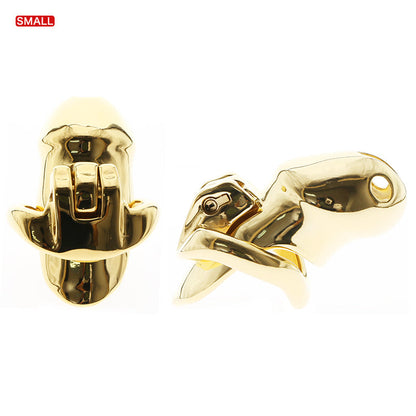 HT V3 Gold Metall-Keuschheits-Käfig - 5 Modelle – Produktansicht 12