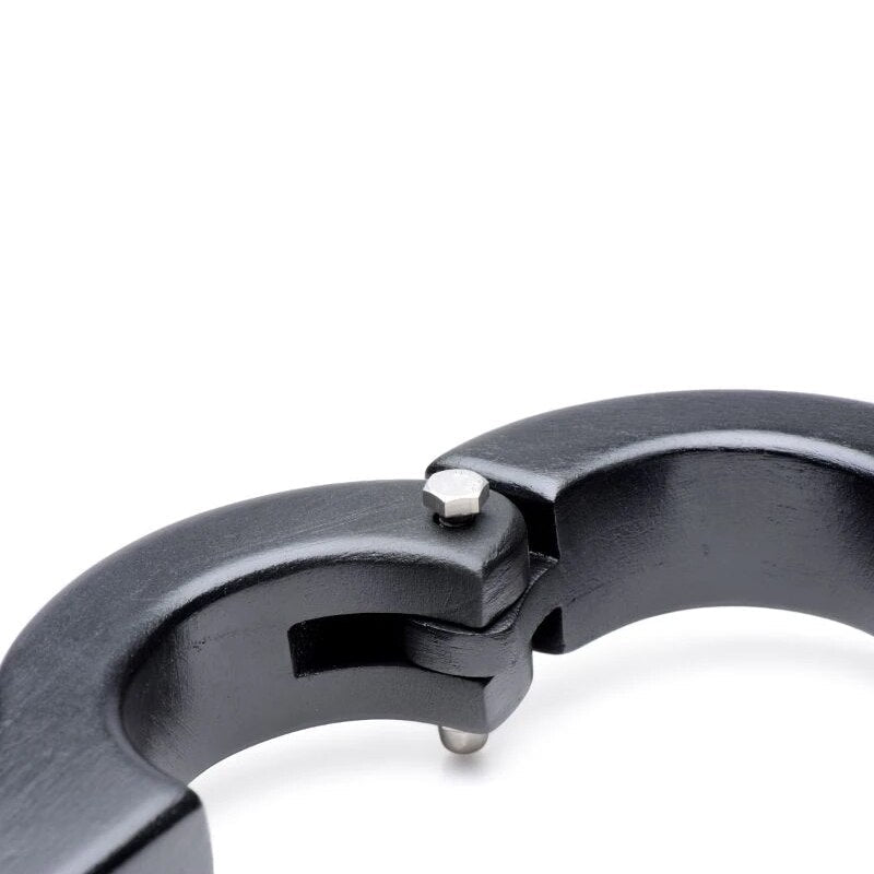 Holz Handcuff Humbler für testikeln mit Schloss
