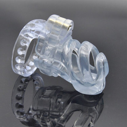 Fürst Albert Piercing Keuschheits-Käfig - PA 100 Transparent – Produktansicht 4