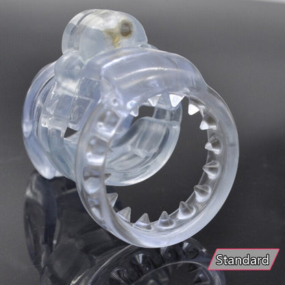Fürst Albert Piercing Keuschheits-Käfig - PA 100 Transparent – Produktansicht 3