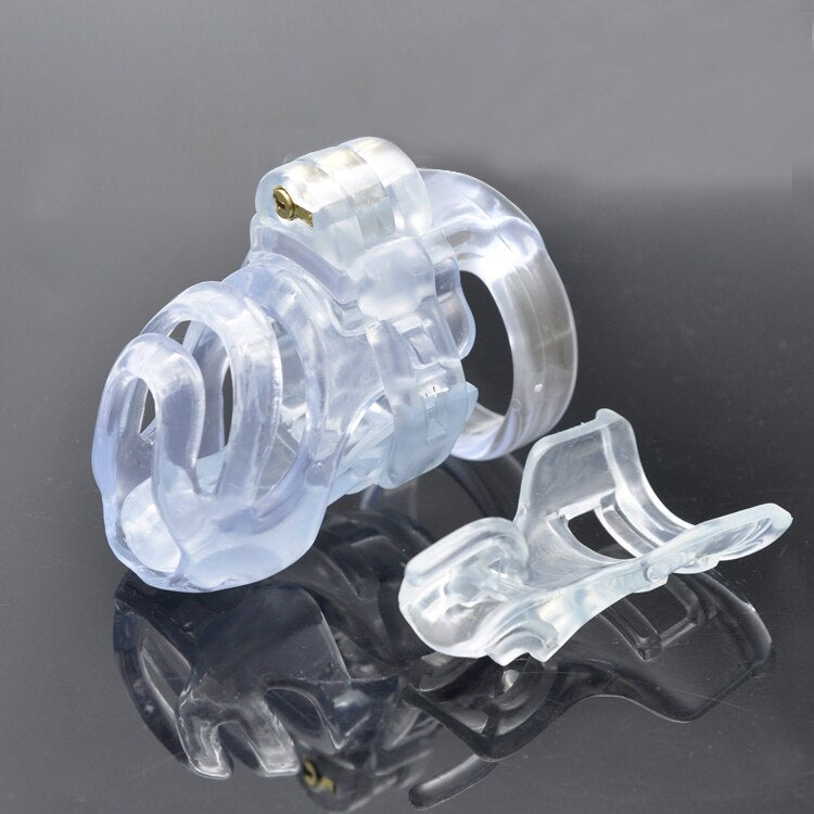 Fürst Albert Piercing Keuschheits-Käfig - PA 100 Transparent – Produktansicht 2