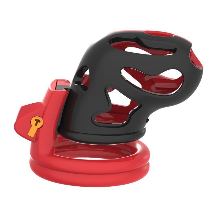 Plastik Peniskäfig Mann 3D printed - Red fire – Produktbild