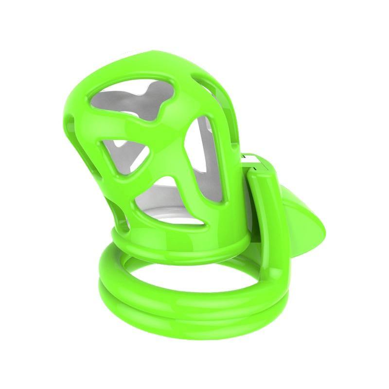 Plastik Peniskäfig Mann 3D printed - Red thunder Green