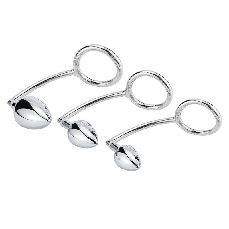 Cockring - konischer Analplug für Keuschheit
