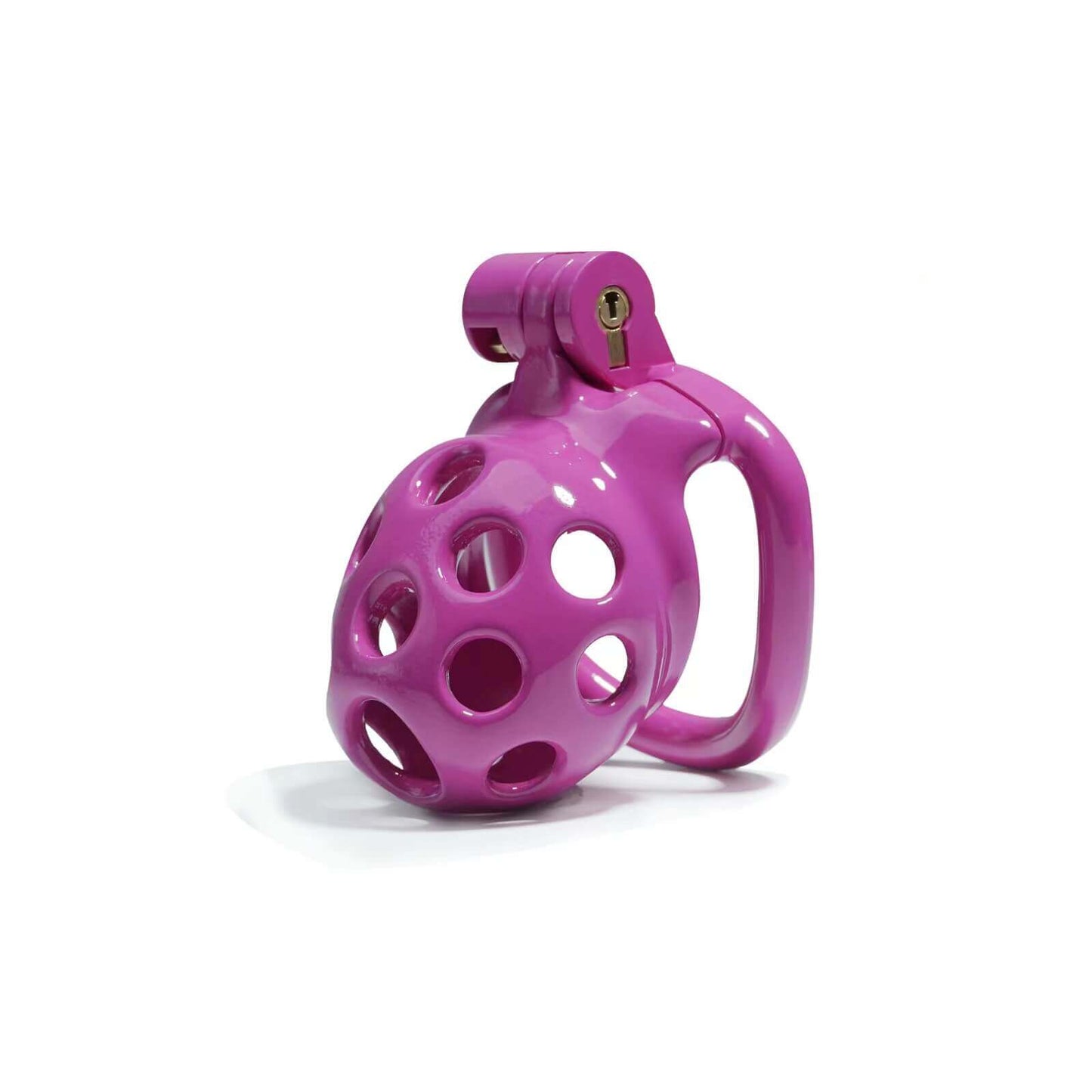 Lila Öffnung Mamba Keuschheitskäfig Set 1.77 bis 4.13 Zoll Lang