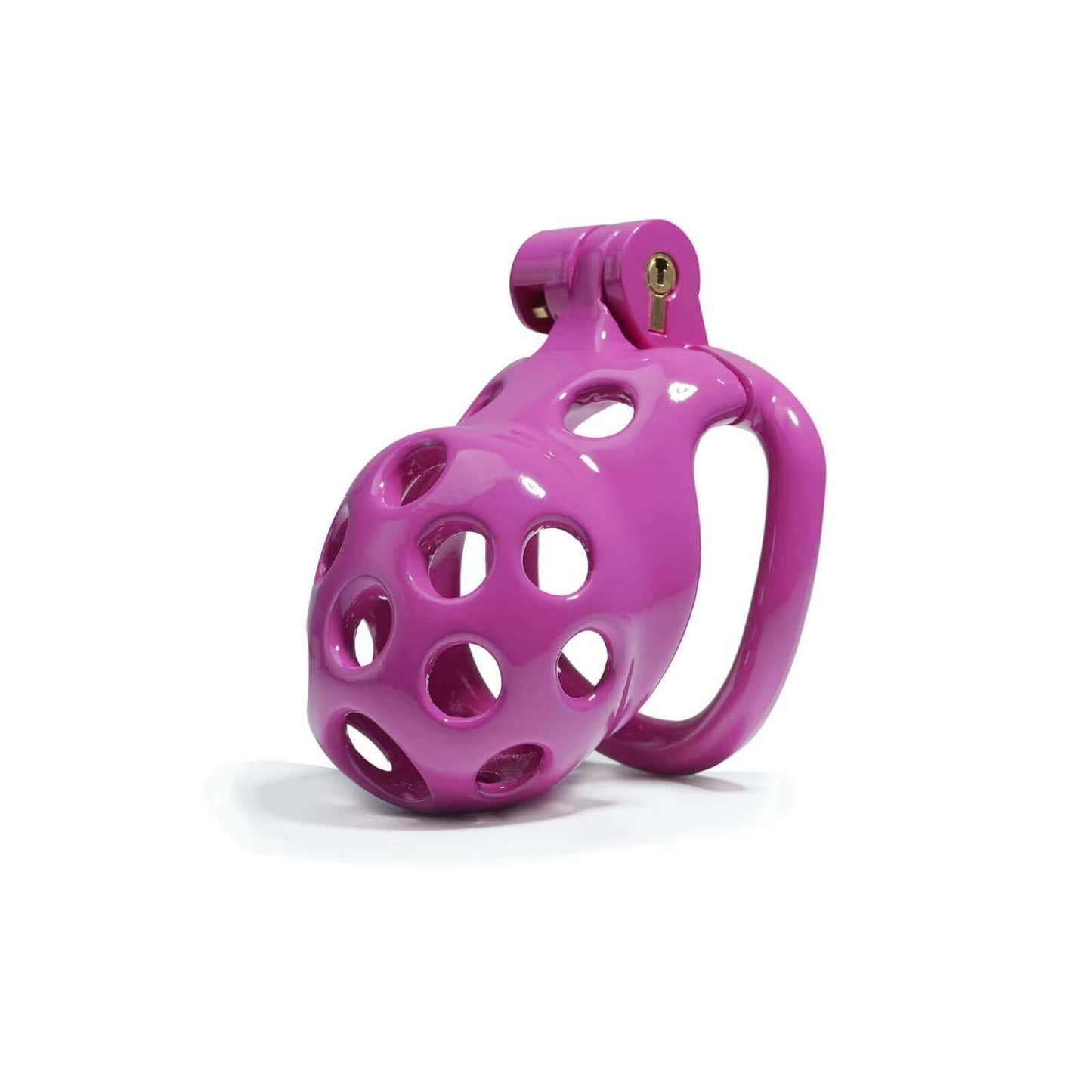 Lila Öffnung Mamba Keuschheitskäfig Set 1.77 bis 4.13 Zoll Lang