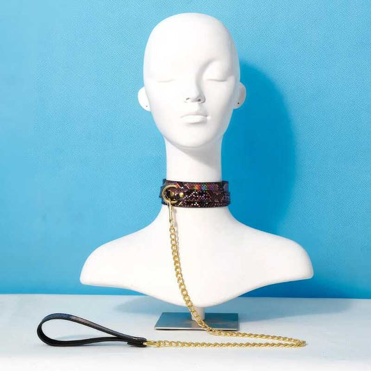 Schlangen leine Halsband BDSM – Produktbild
