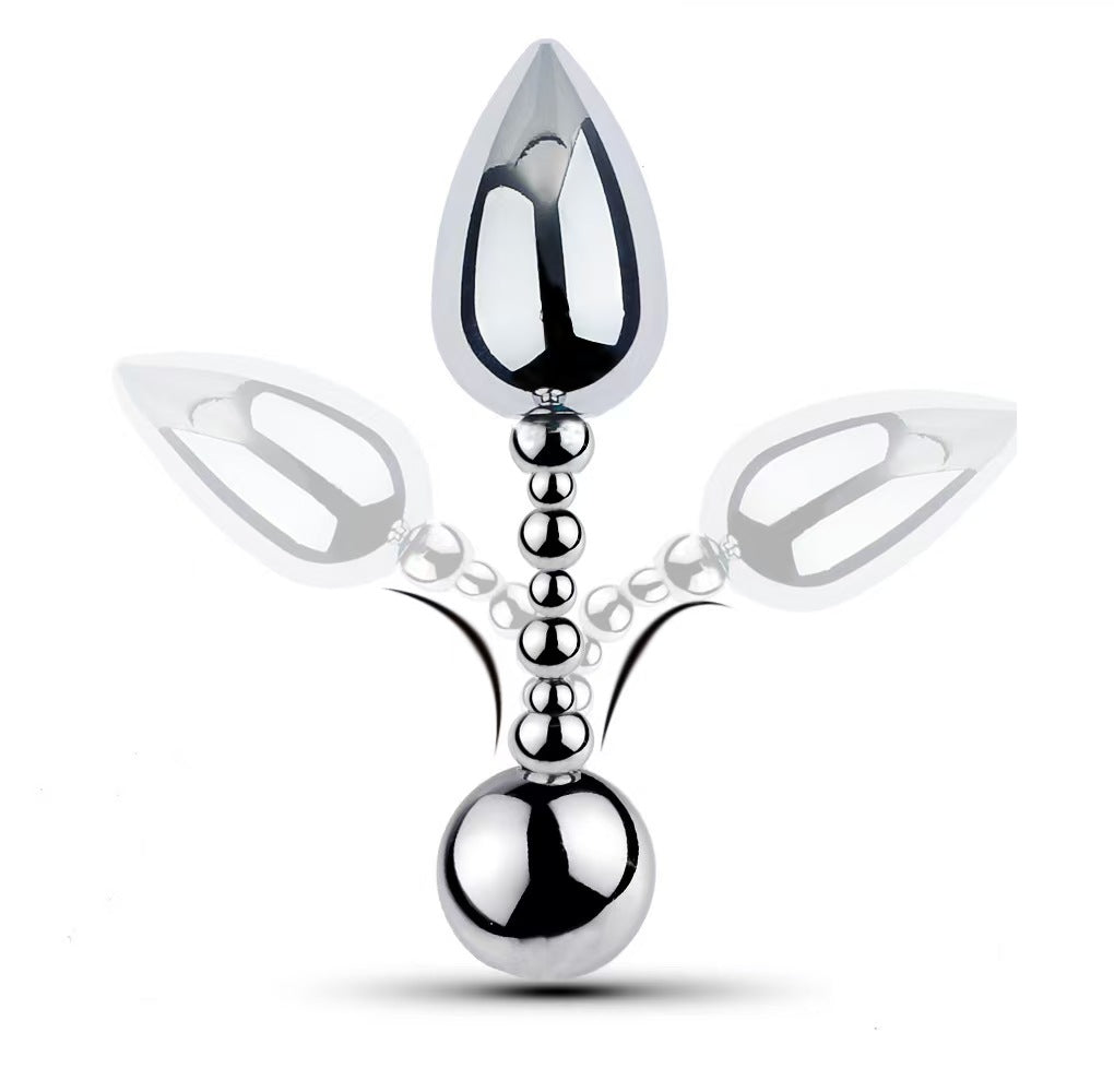 Random Double Headed Metal Anal Plug 