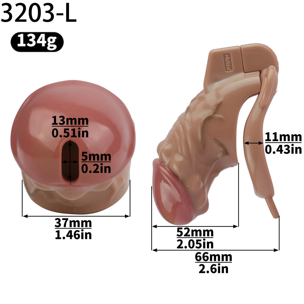 Realistic Penis Harz Keuschheitskäfig