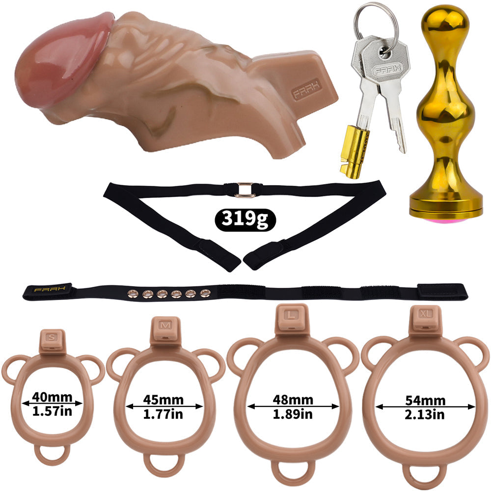 Realistic Penis Harz Keuschheitskäfig
