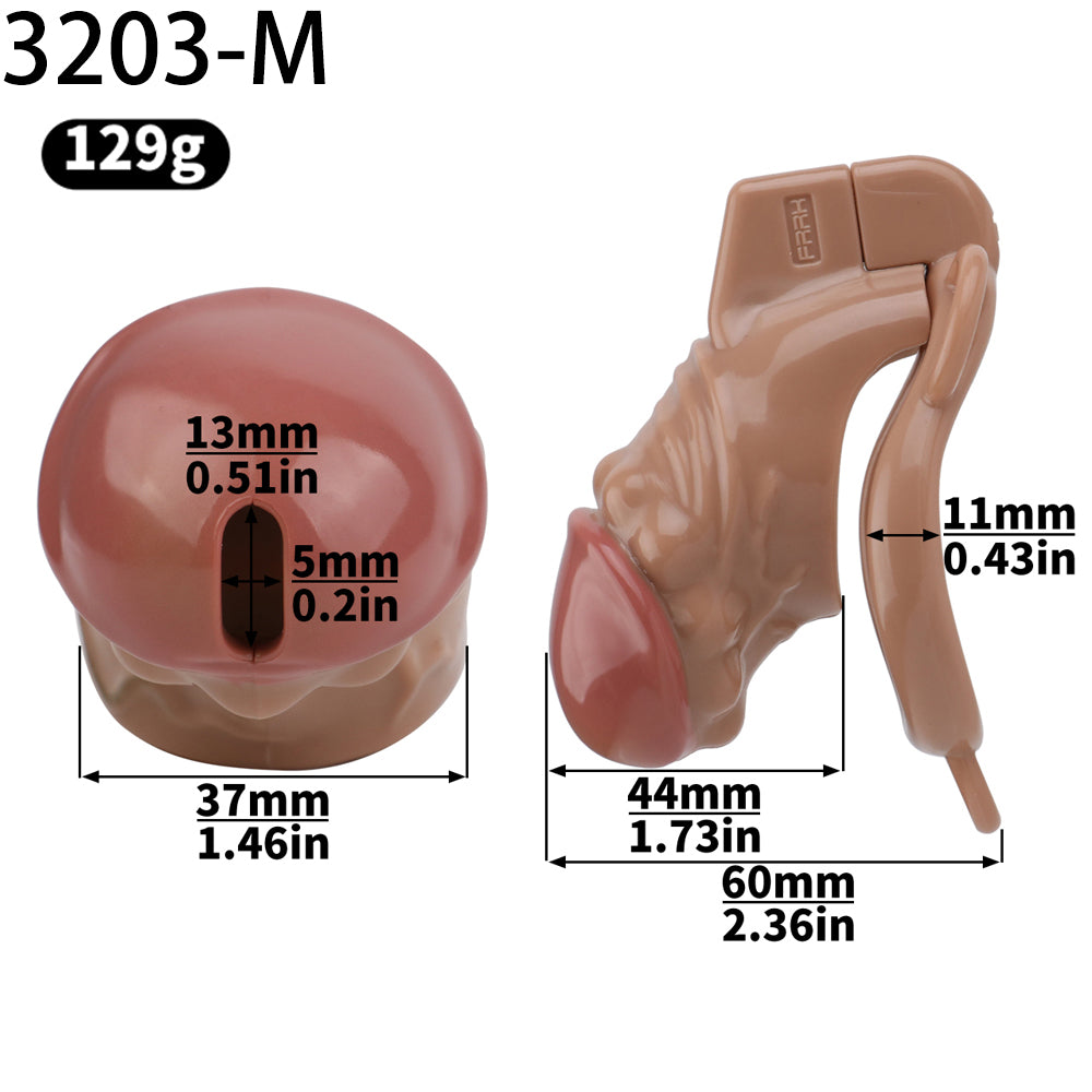 Realistic Penis Harz Keuschheitskäfig