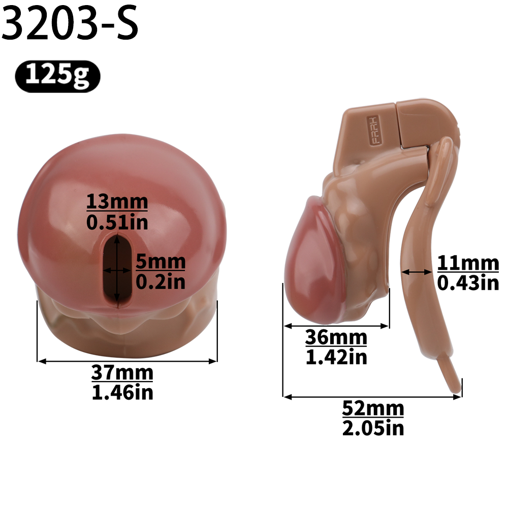 Realistic Penis Harz Keuschheitskäfig