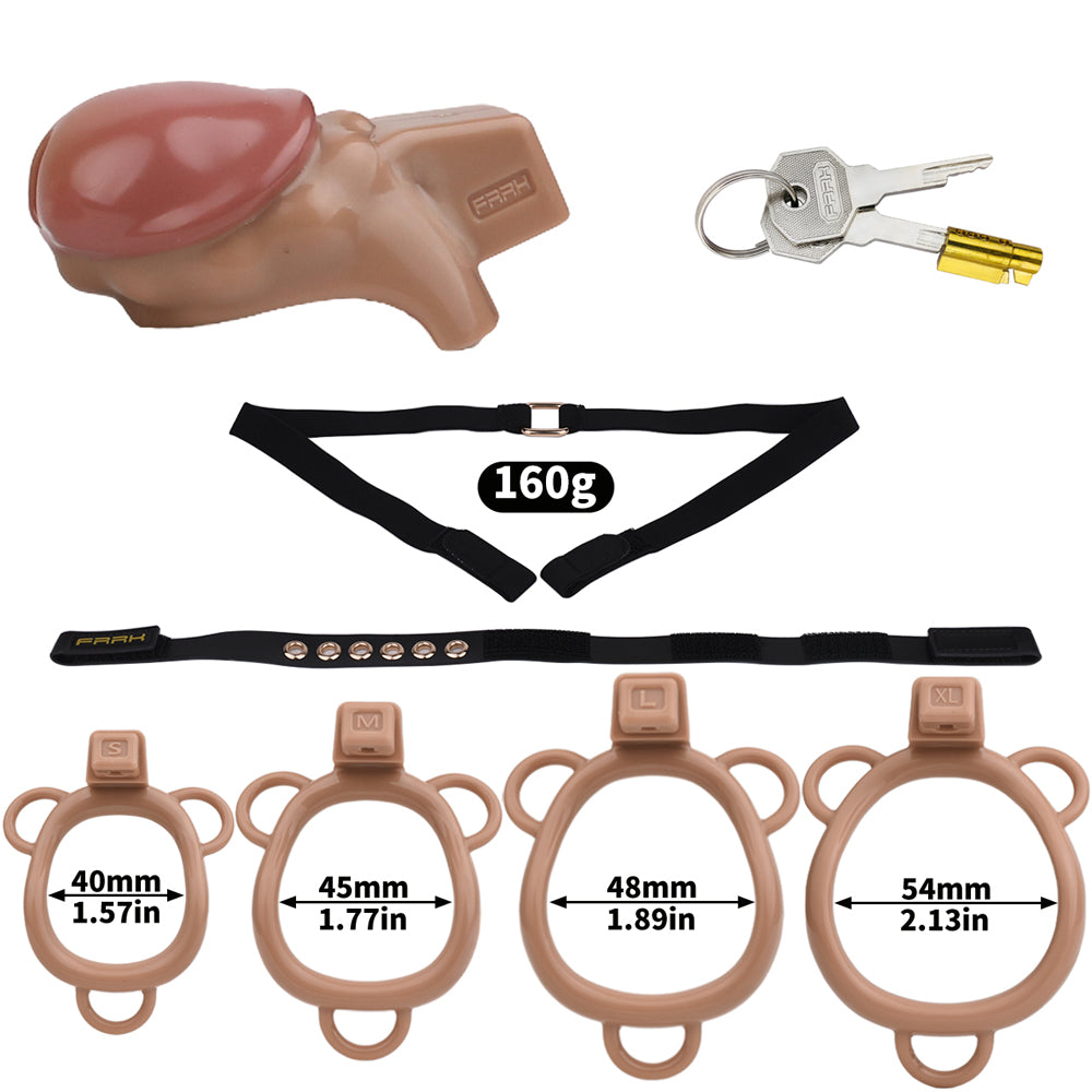 Realistic Penis Harz Keuschheitskäfig