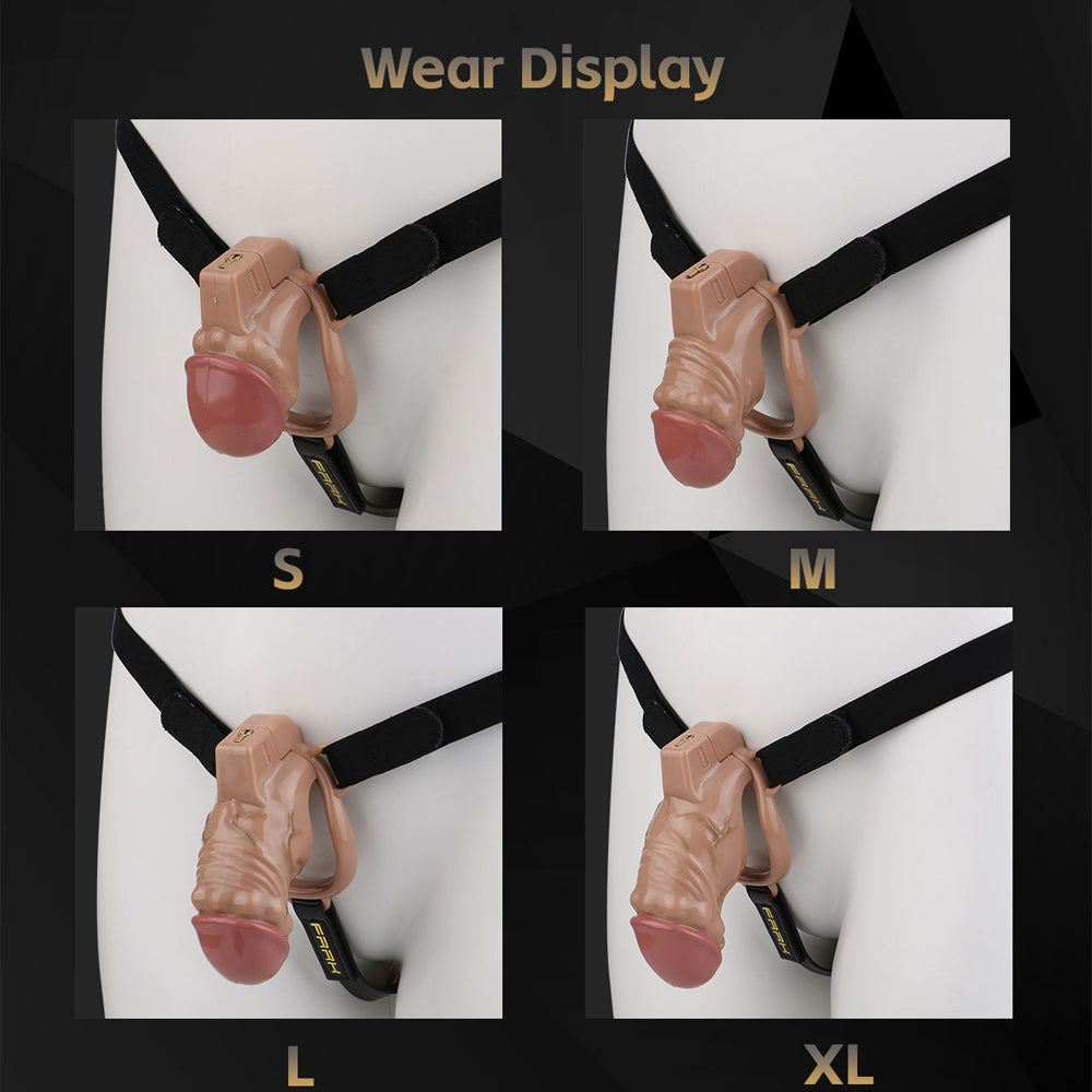 Realistic Penis Harz Keuschheitskäfig