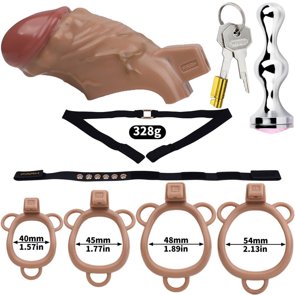 Realistic Penis Harz Keuschheitskäfig