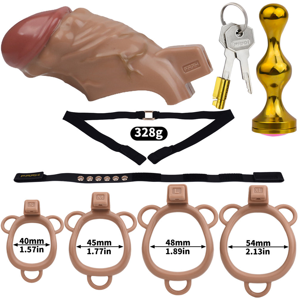 Realistic Penis Harz Keuschheitskäfig