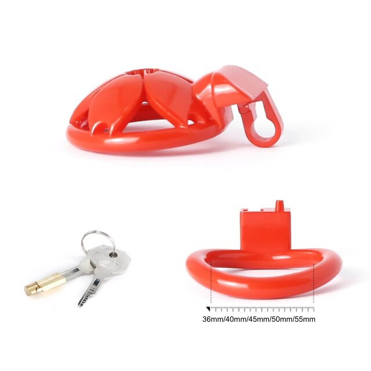 Sakura 3D-gedrucktes extrakurzes Keuschheitsgerät